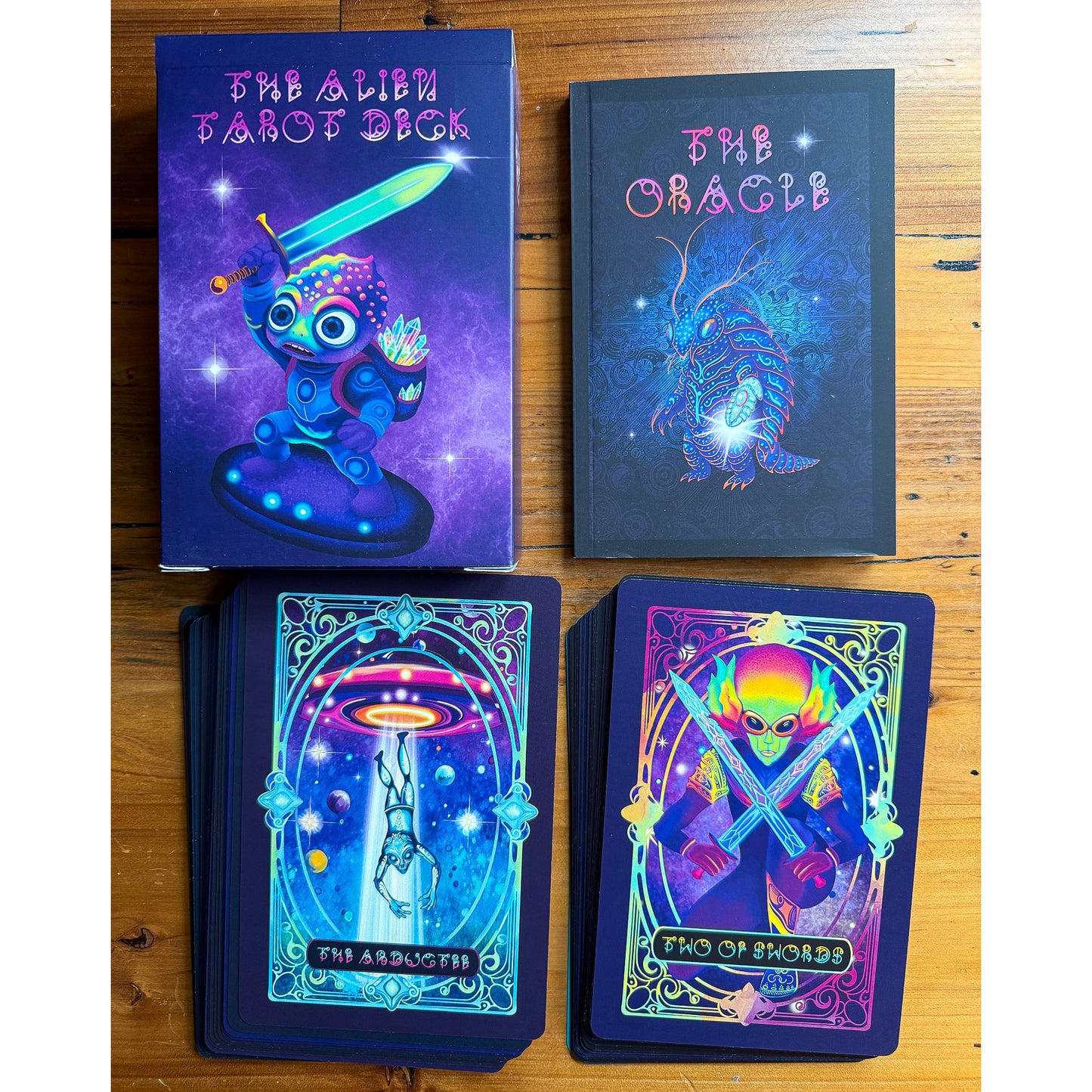 Alien Tarot Deck – Large Edition (4" x 6")